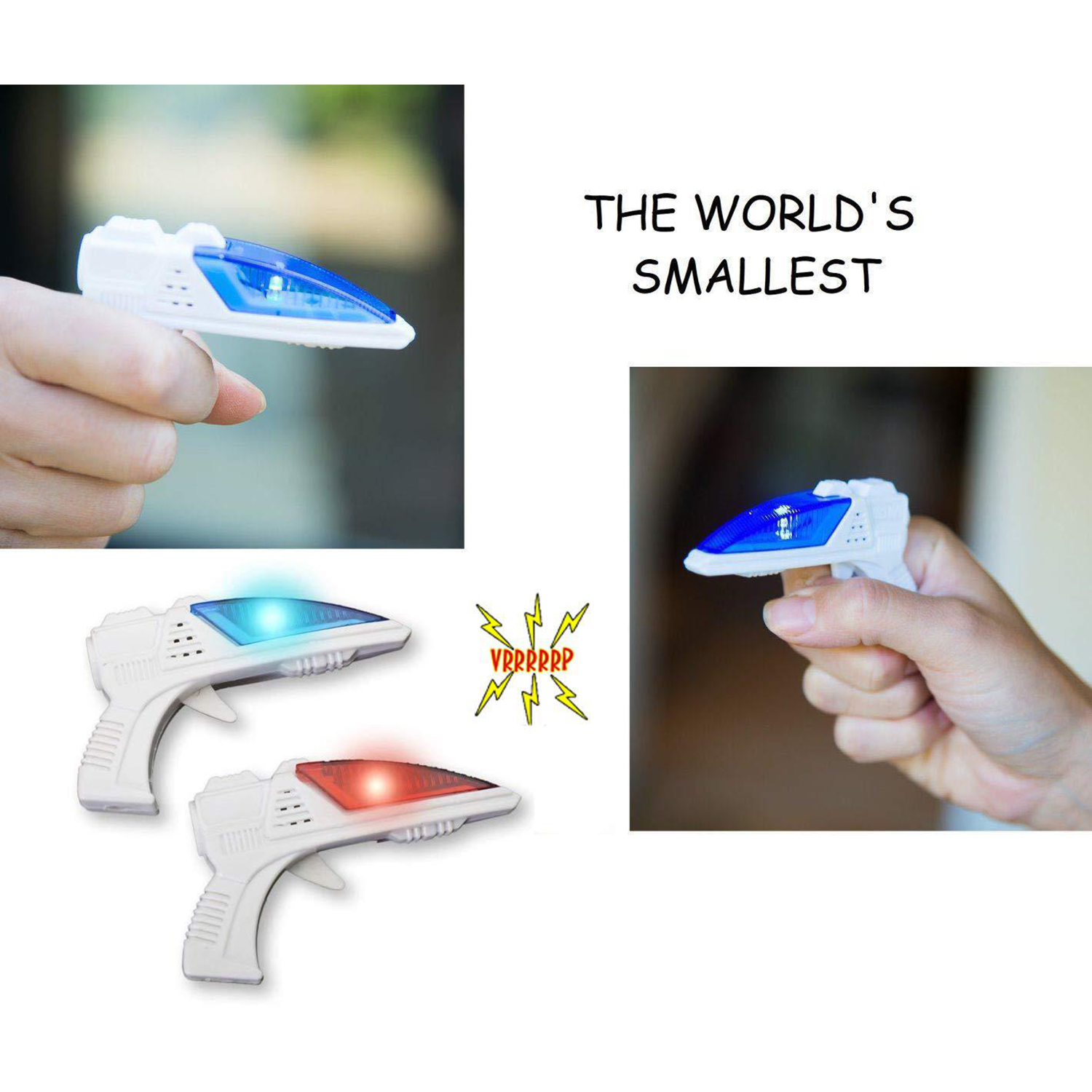 Mini Light Up Space Gun W/ Sound 6