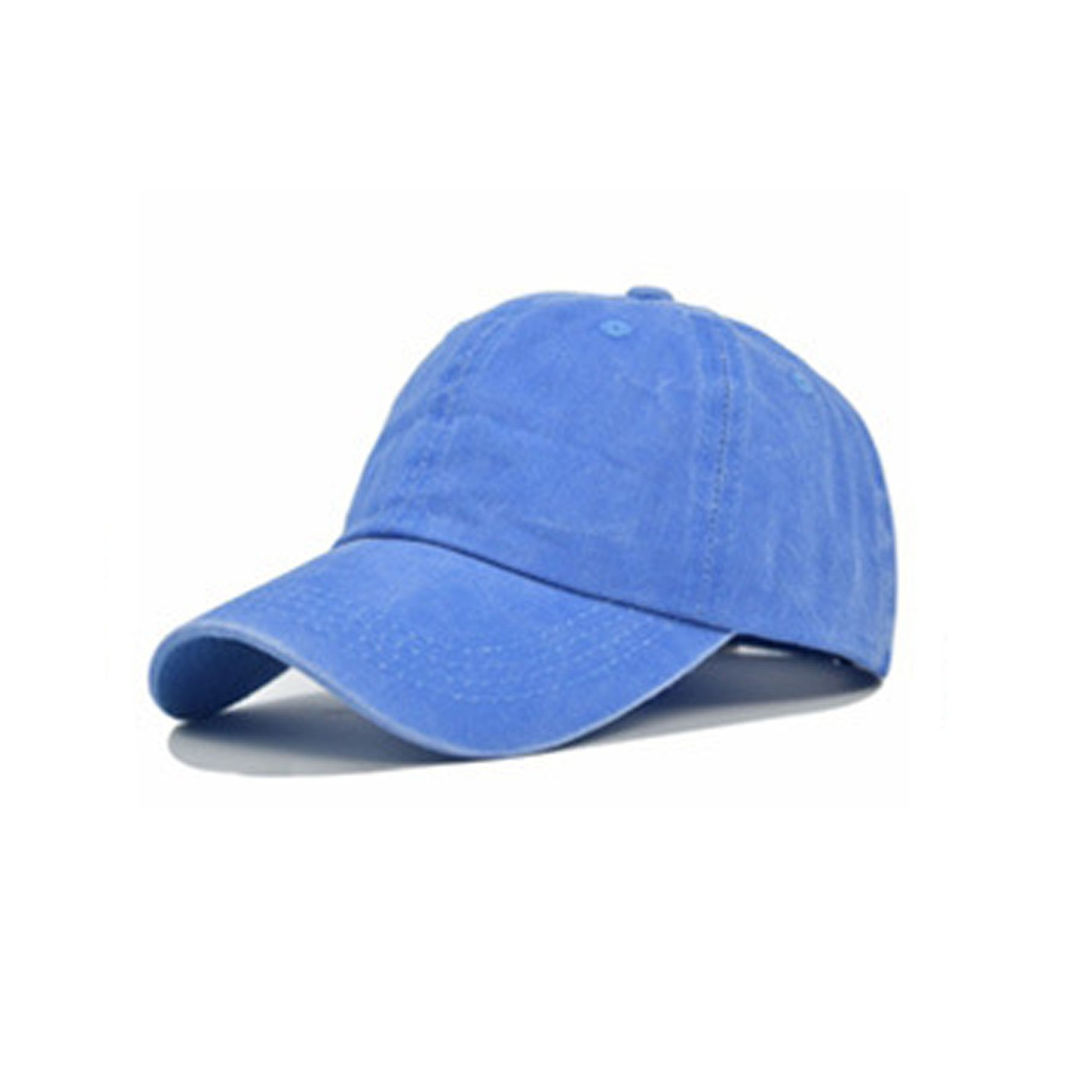 Washed Denim Baseball Cap 4
