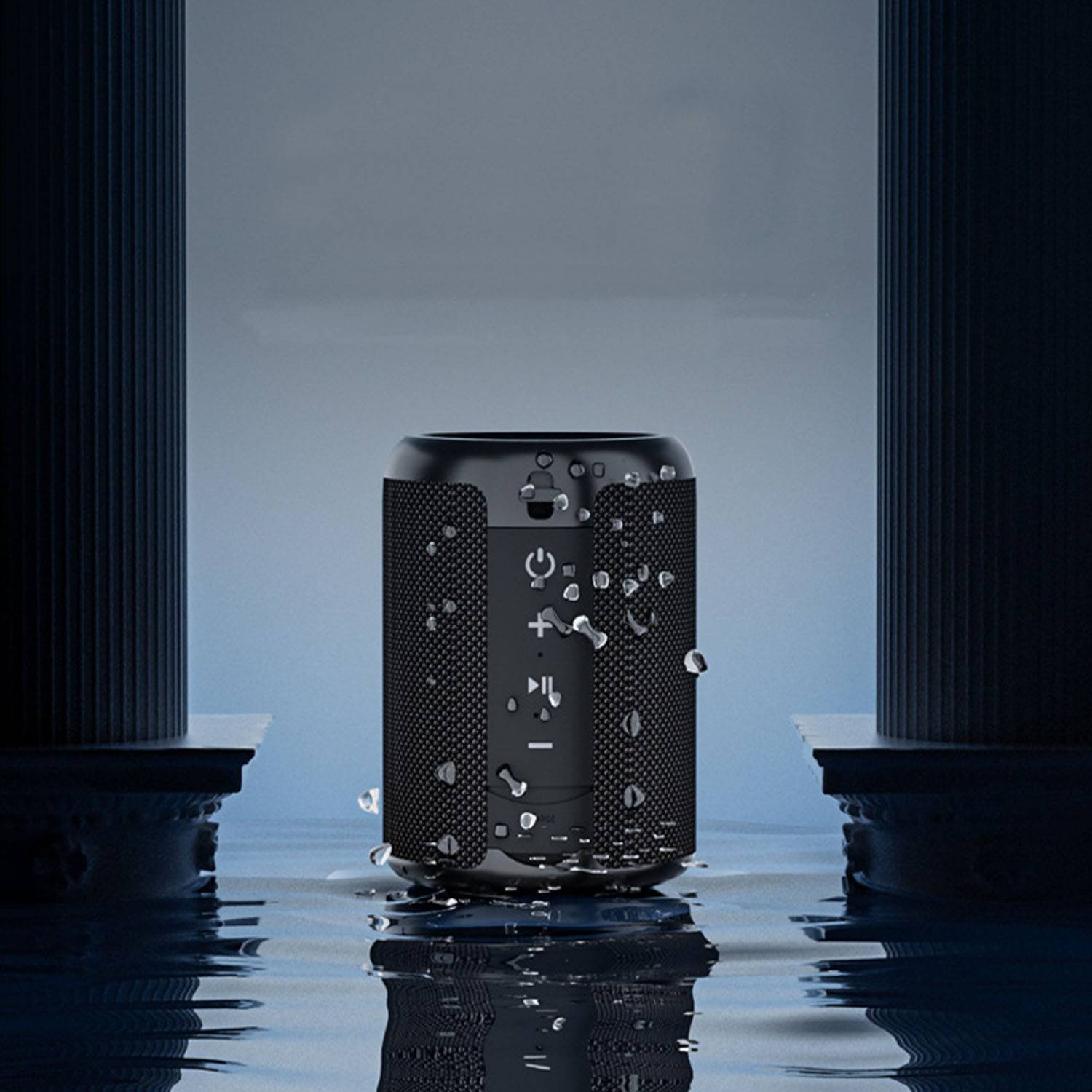 Compact Dustproof Waterproof Portable Bluetooth Speaker 4