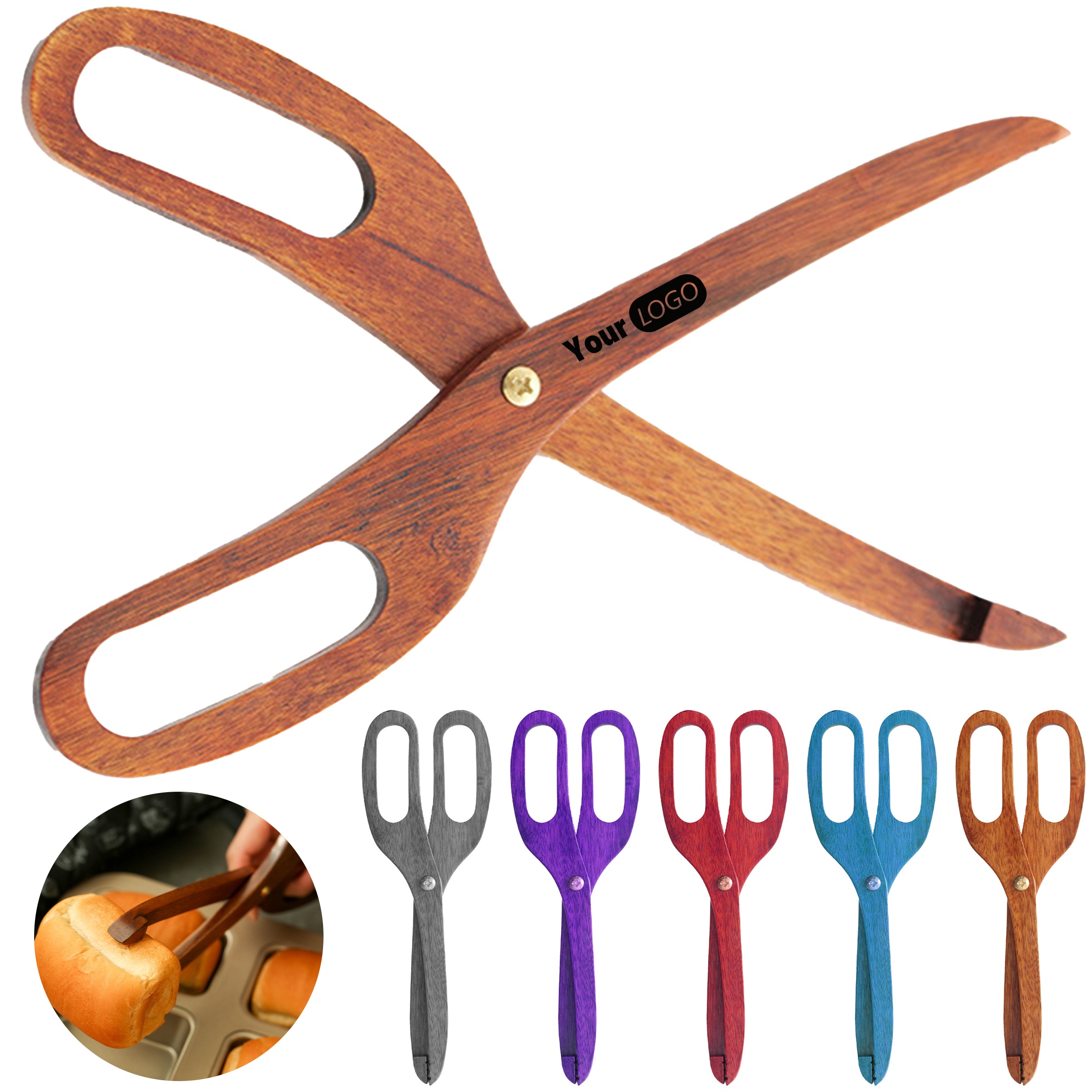 Wood Baking Bread And Cake Toppers 8