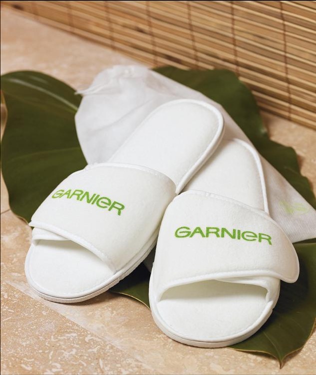 Terry Velour Adjustable Slippers