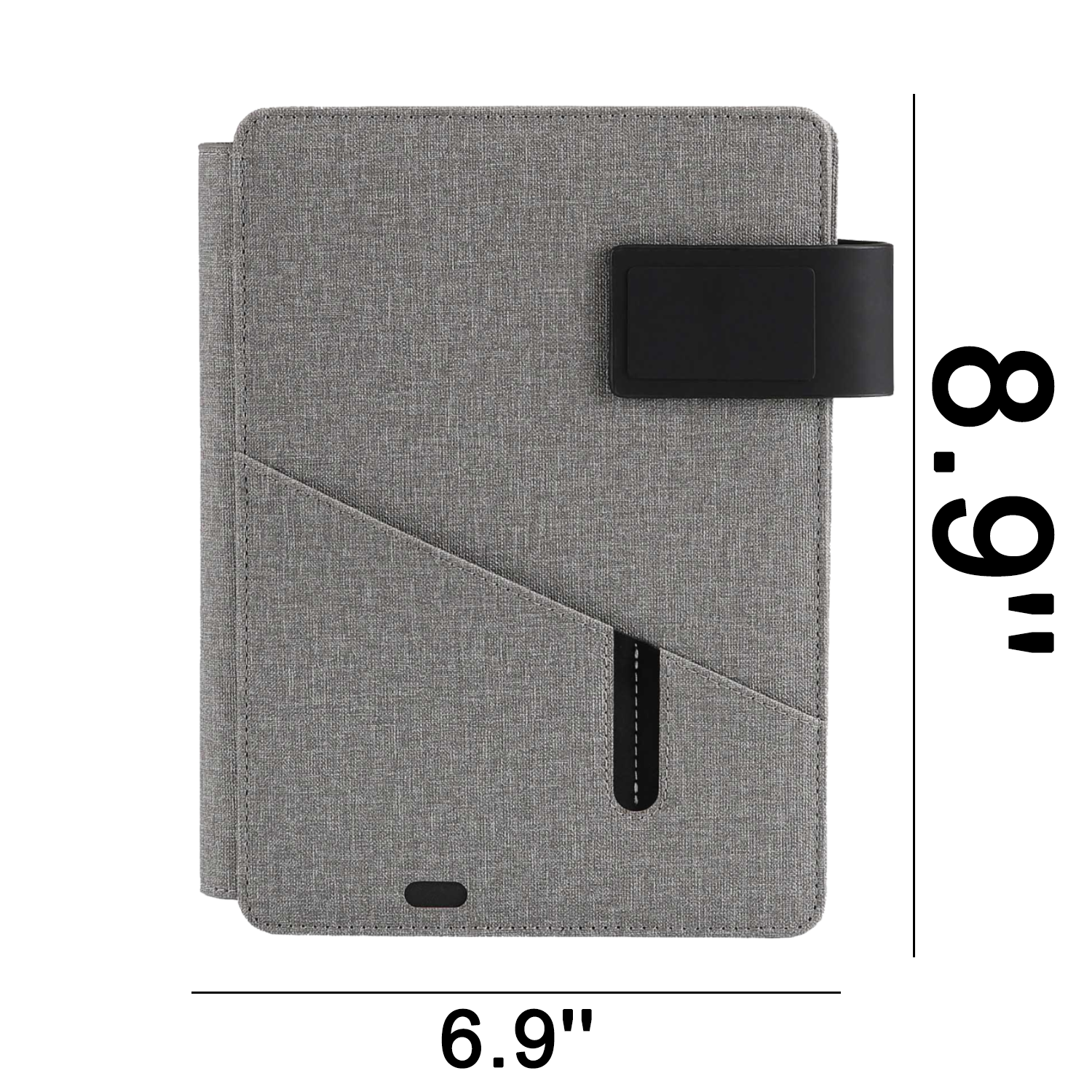 A5 Multifunction PU Leather Notebook w/ Power Bank 7