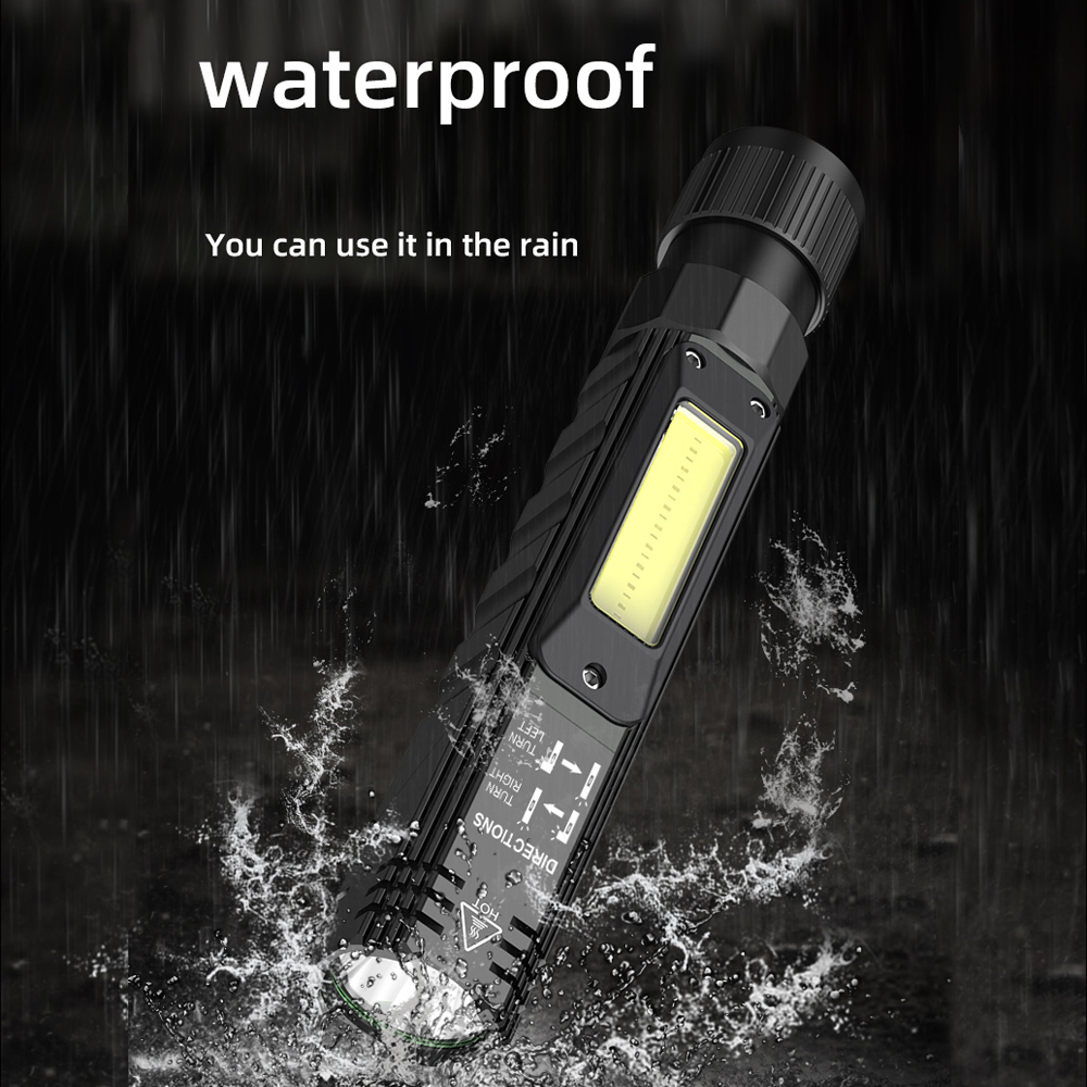 Multi-Functional COB Work Light, Headlamp and Flashlight 90 Degree Rotate with Magnetic Base 2
