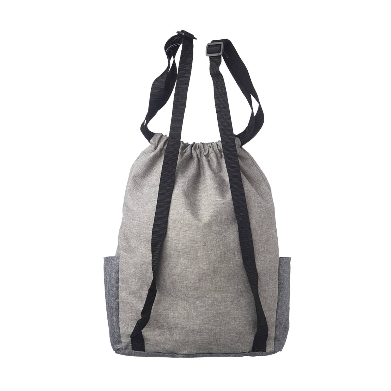 Two Tone Satchel Drawstring Backpack 5