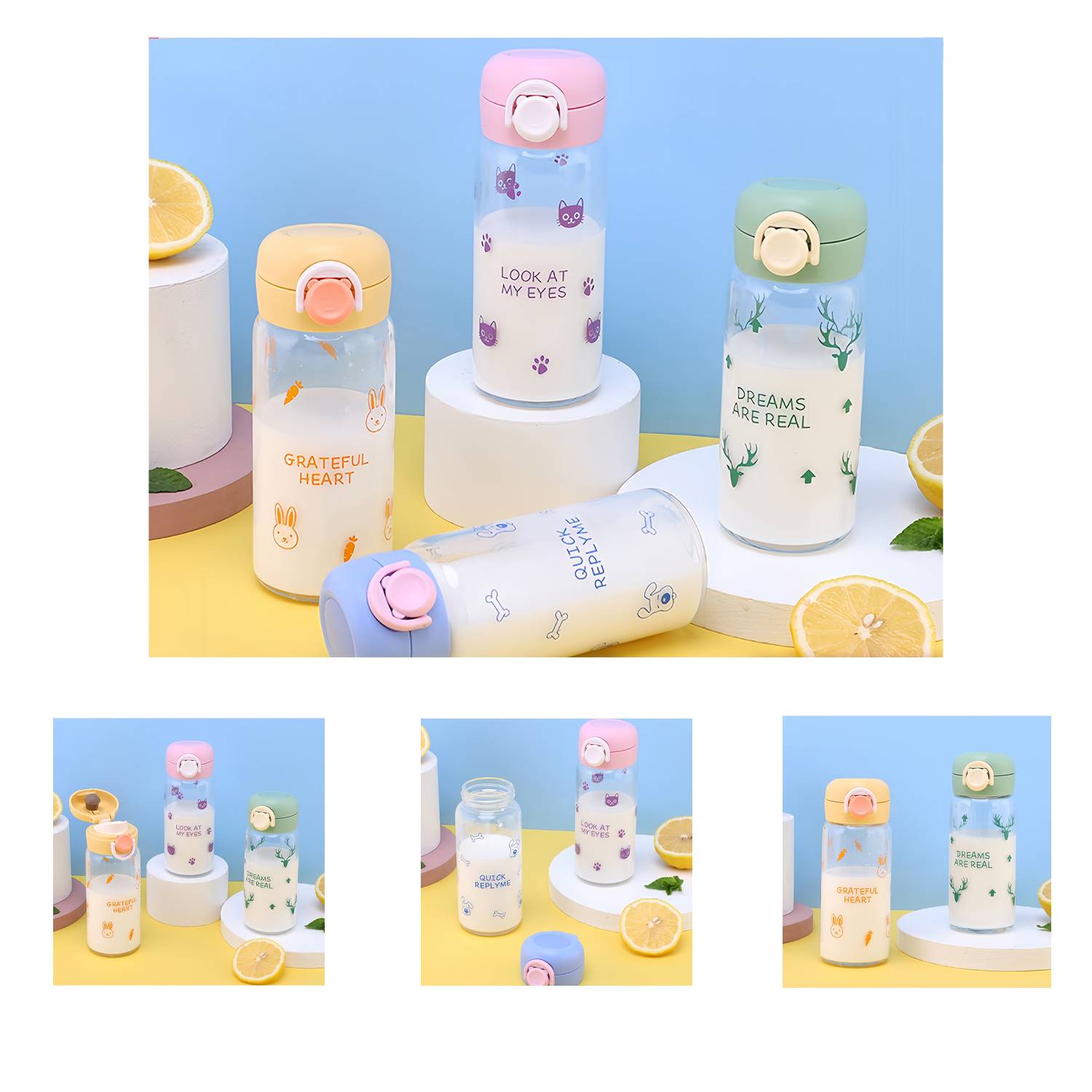 Single-layer Cute Glasses Cup 2