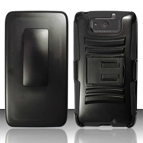 iBank ® Motorola Droid Maxx Hybrid Kickstand Hard Case 2