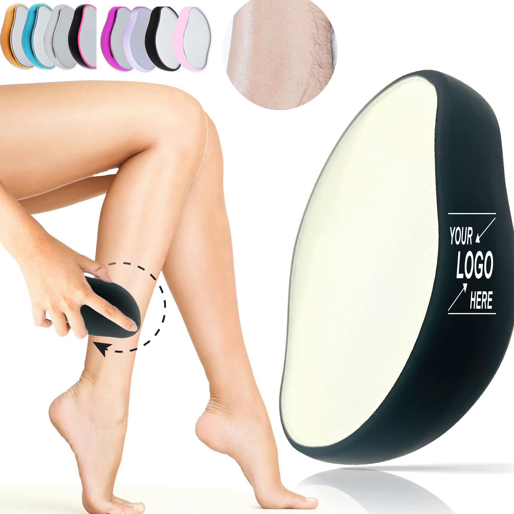 Reusable Leg Hair Remover and Skin Exfoliator