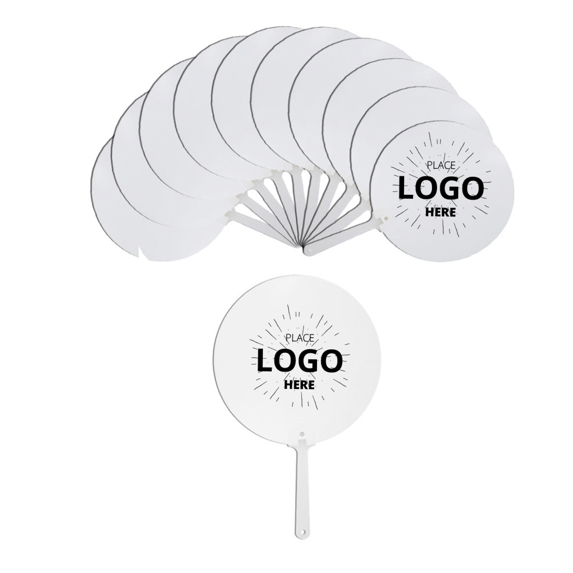Personalized Reusable Hand Fan 1