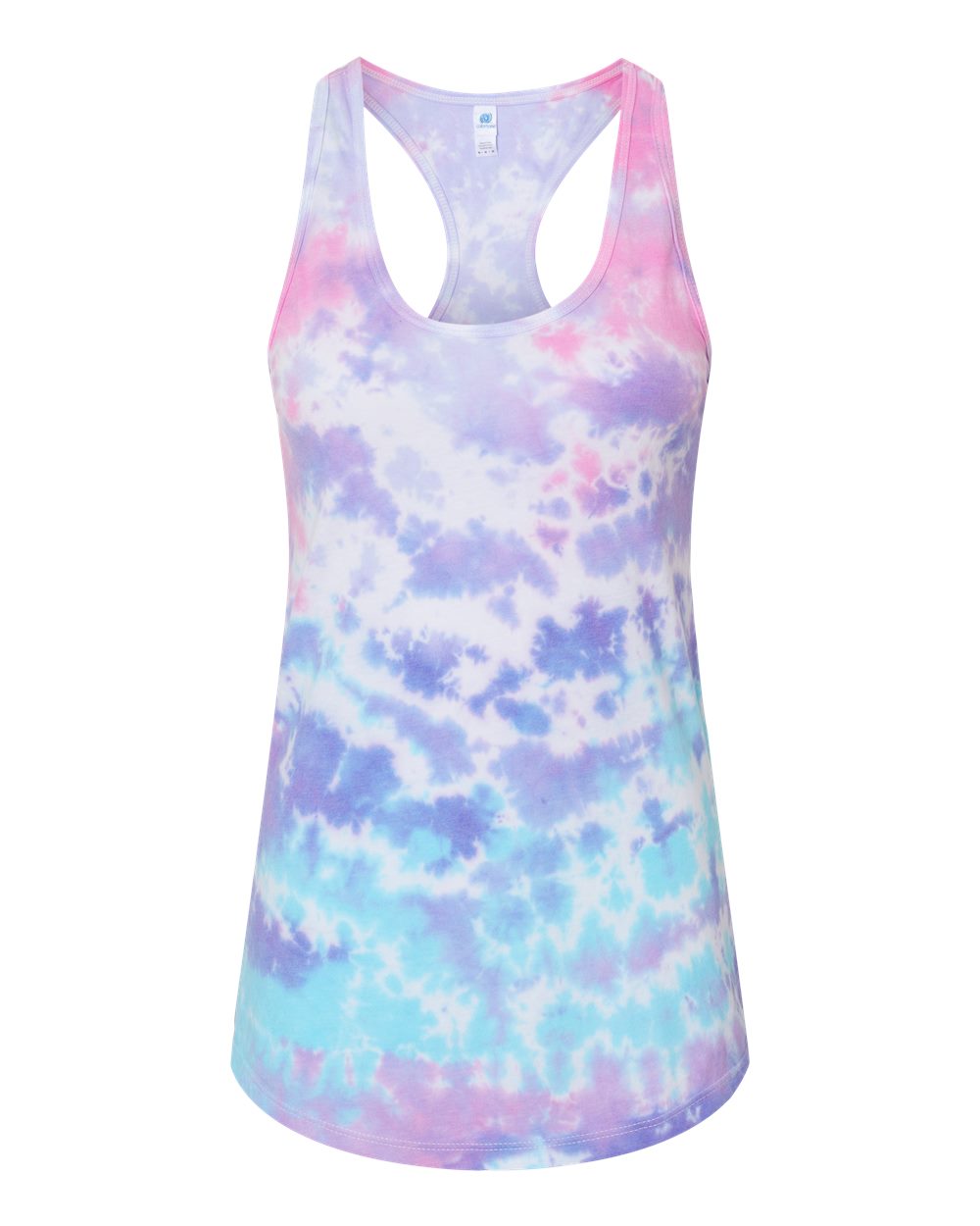 Women's Tie-Dyed Racerback Tank Top - 3400 28