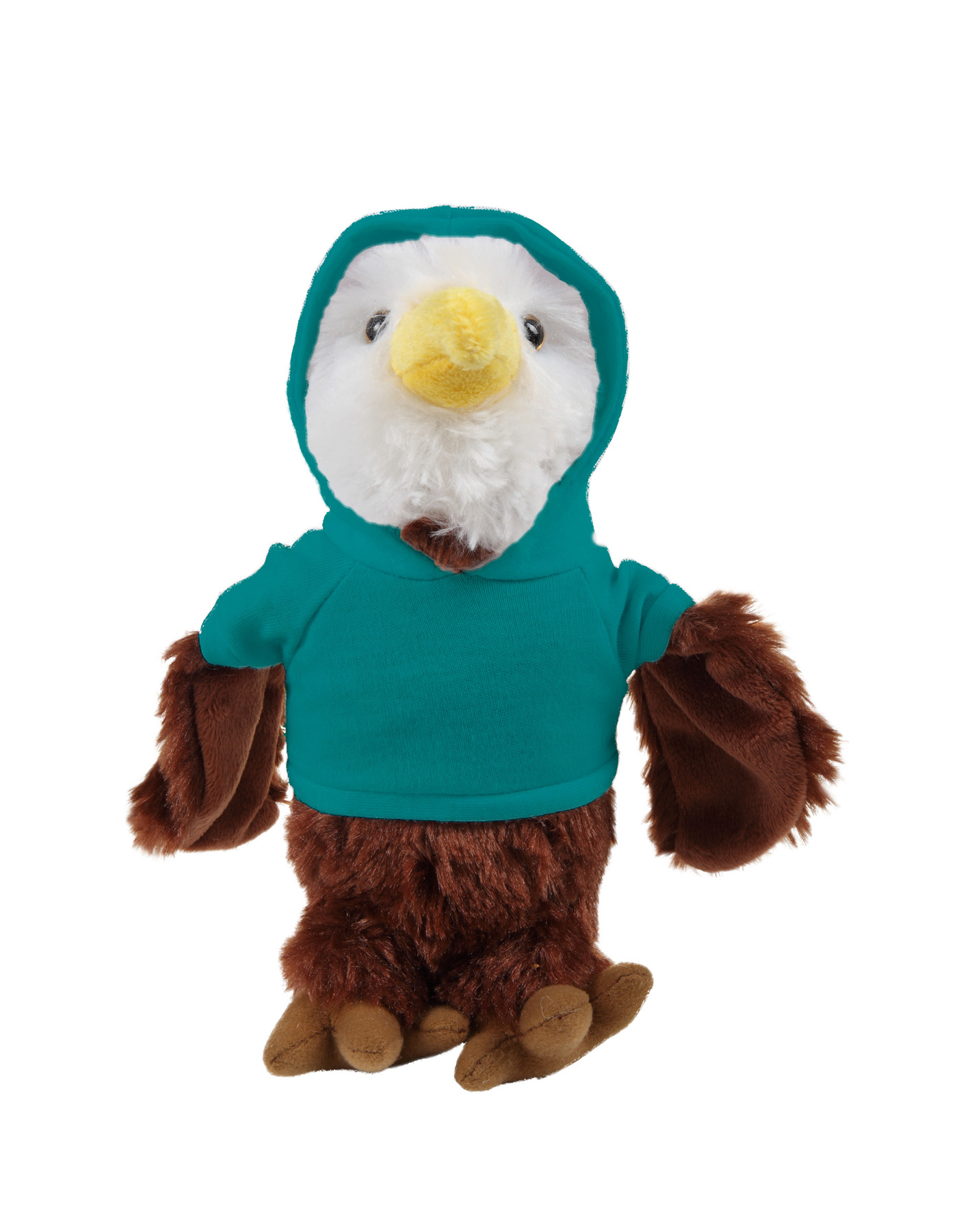 Soft Plush Eagle wearing a Hoodie 17