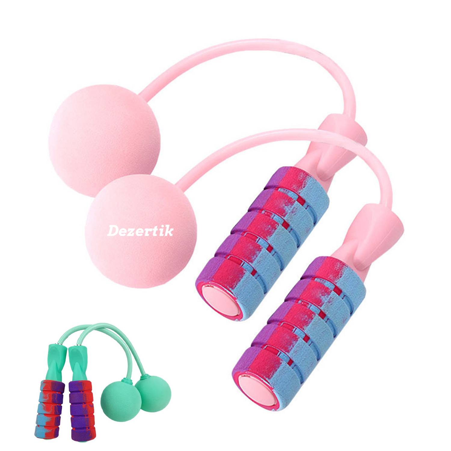 Fitness dual-purpose weight-bearing silent ropeless skipping