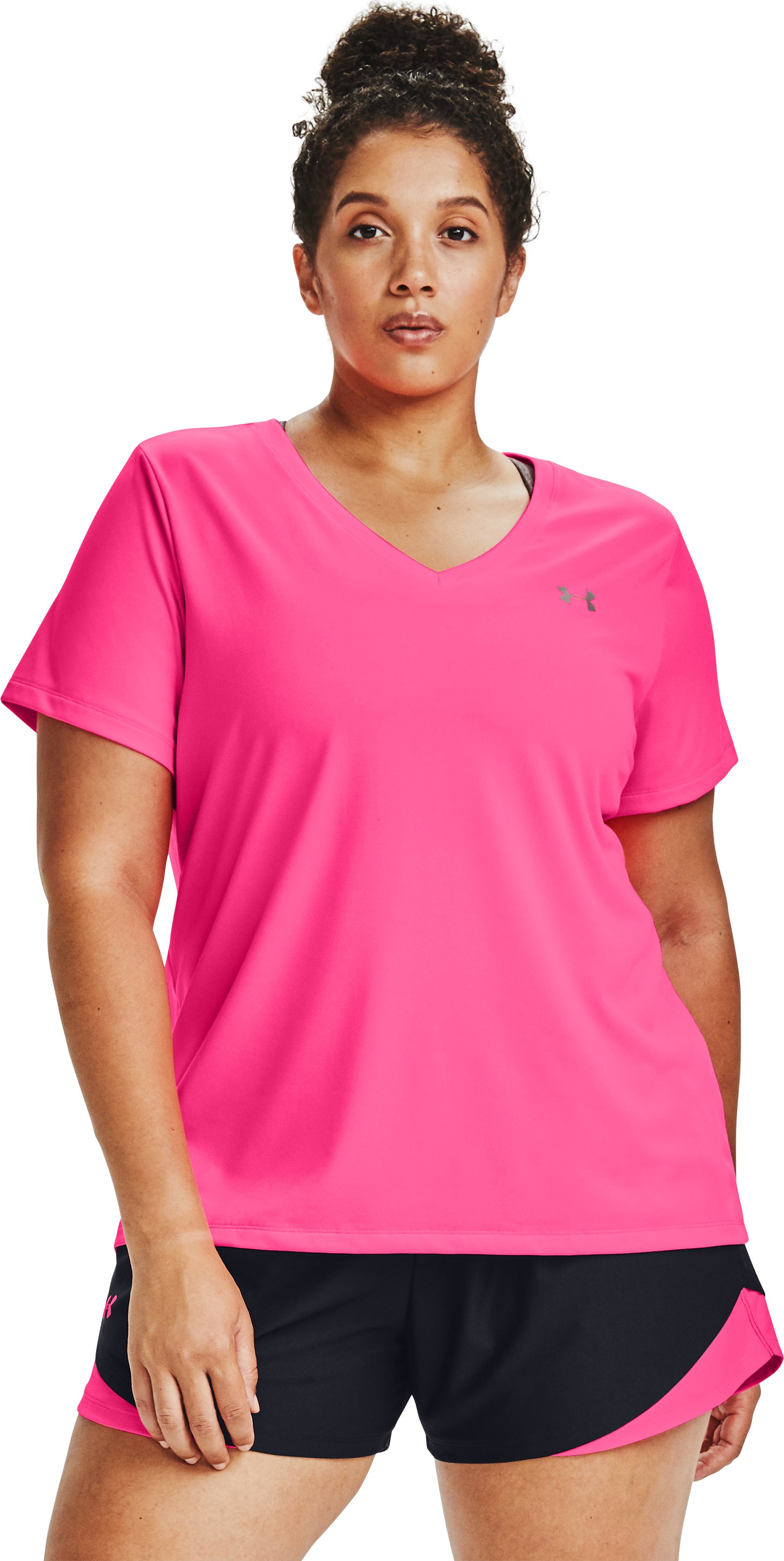 Women's UA Tech Short Sleeve V-Neck 10