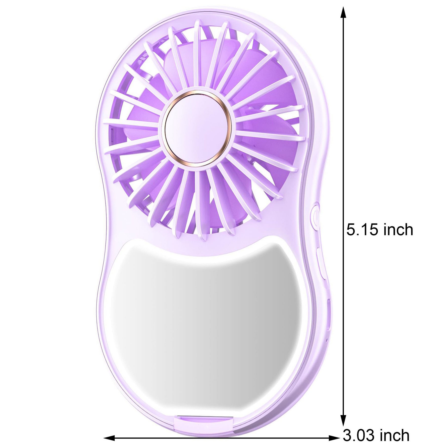Cosmetic Mirror Handheld Fan 5