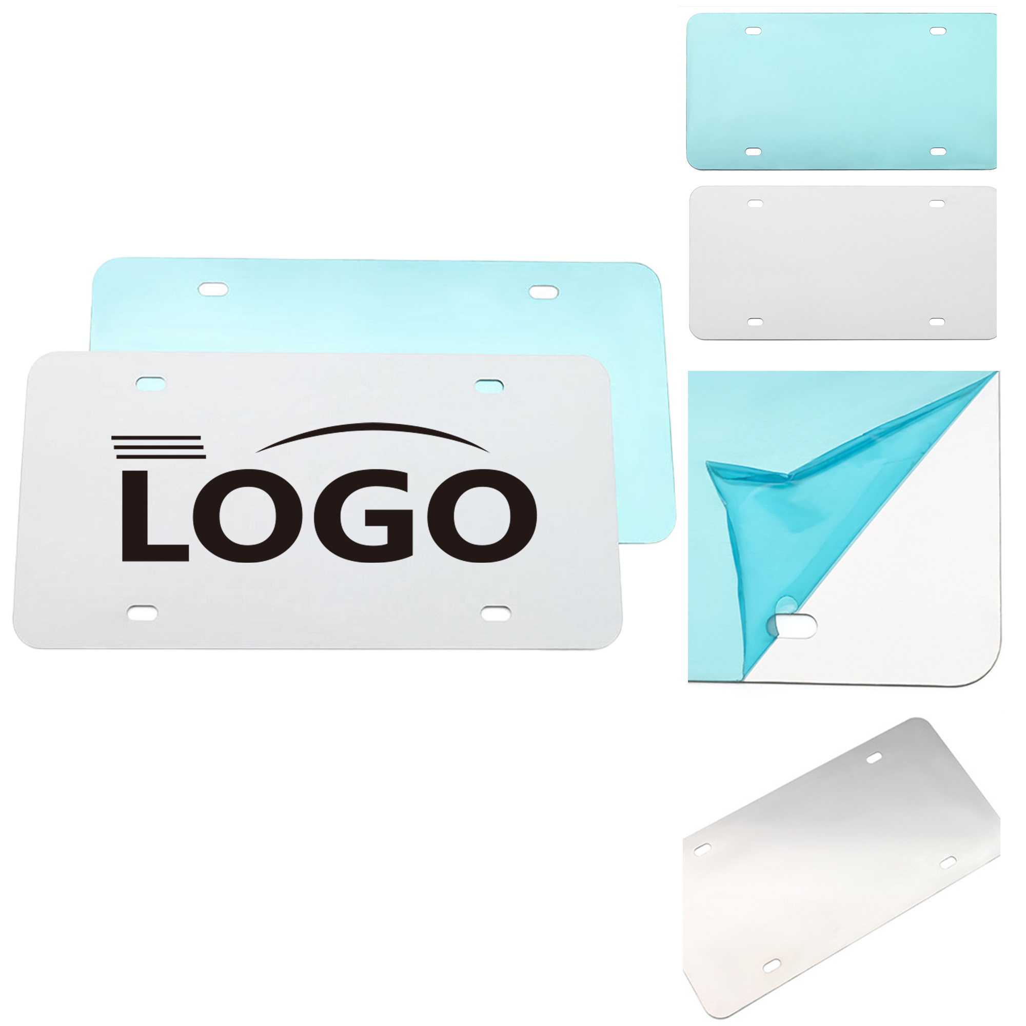 Customizable Metal License Plate for Cars 2