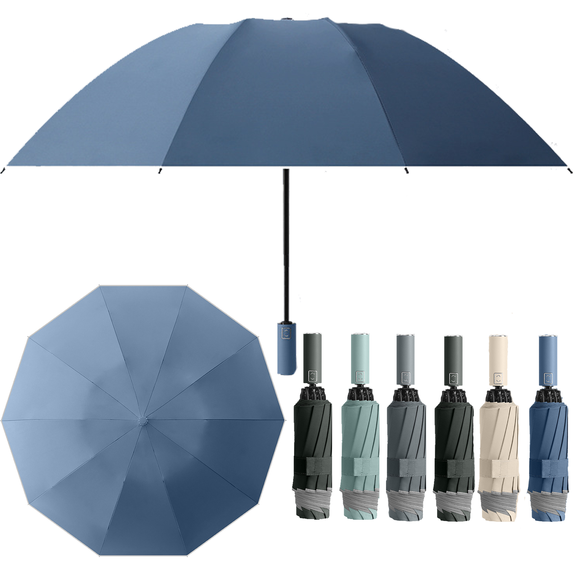 Large Windproof Travel Folding Umbrella 4