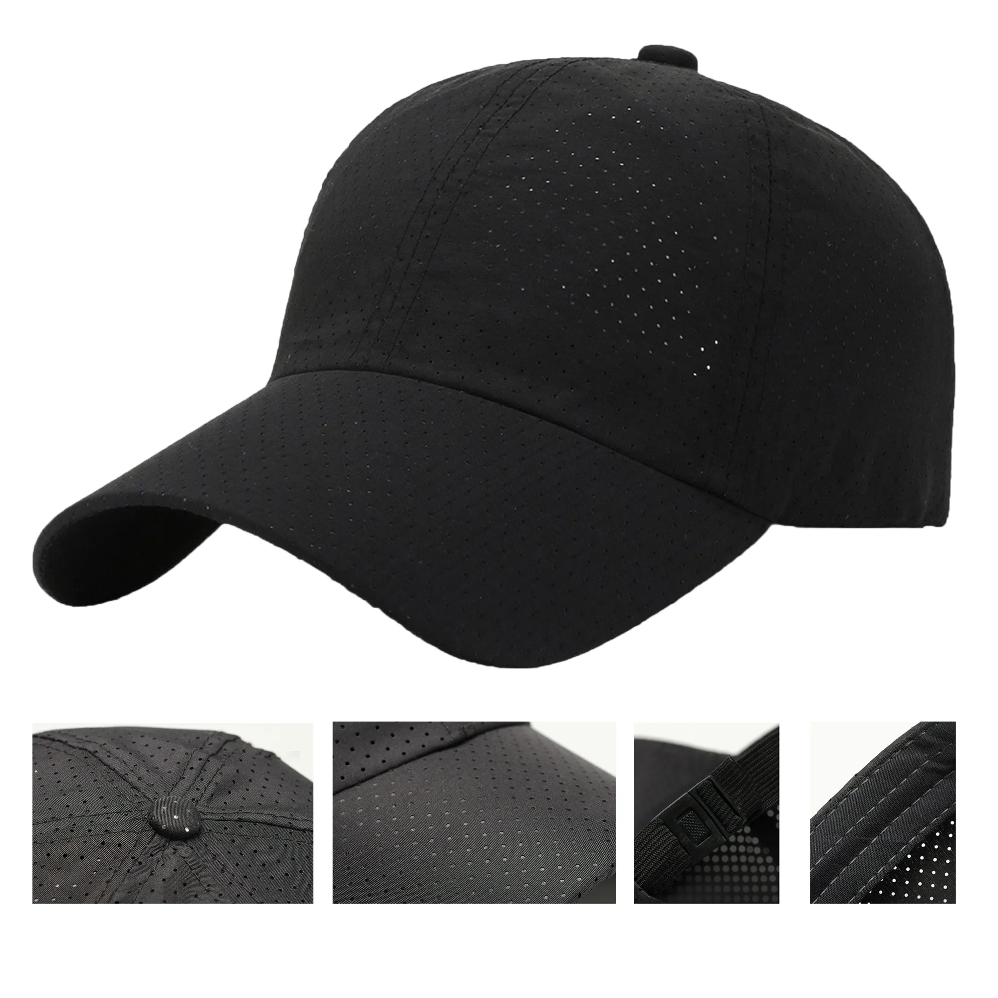 Quick-Dry Plain Baseball Cap 4
