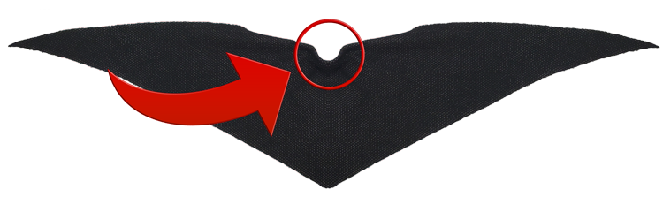 SMART Tiers Youth Triangle Bandanna Mask with Nose Clip 2