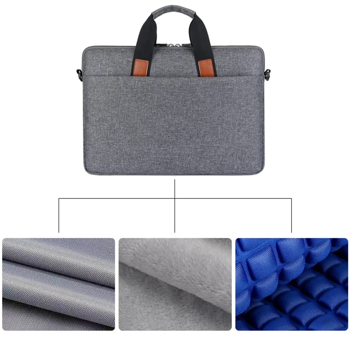 13.3 14.1 15.6 In Laptop Messenger Bag W/ Shoulder Strap 4