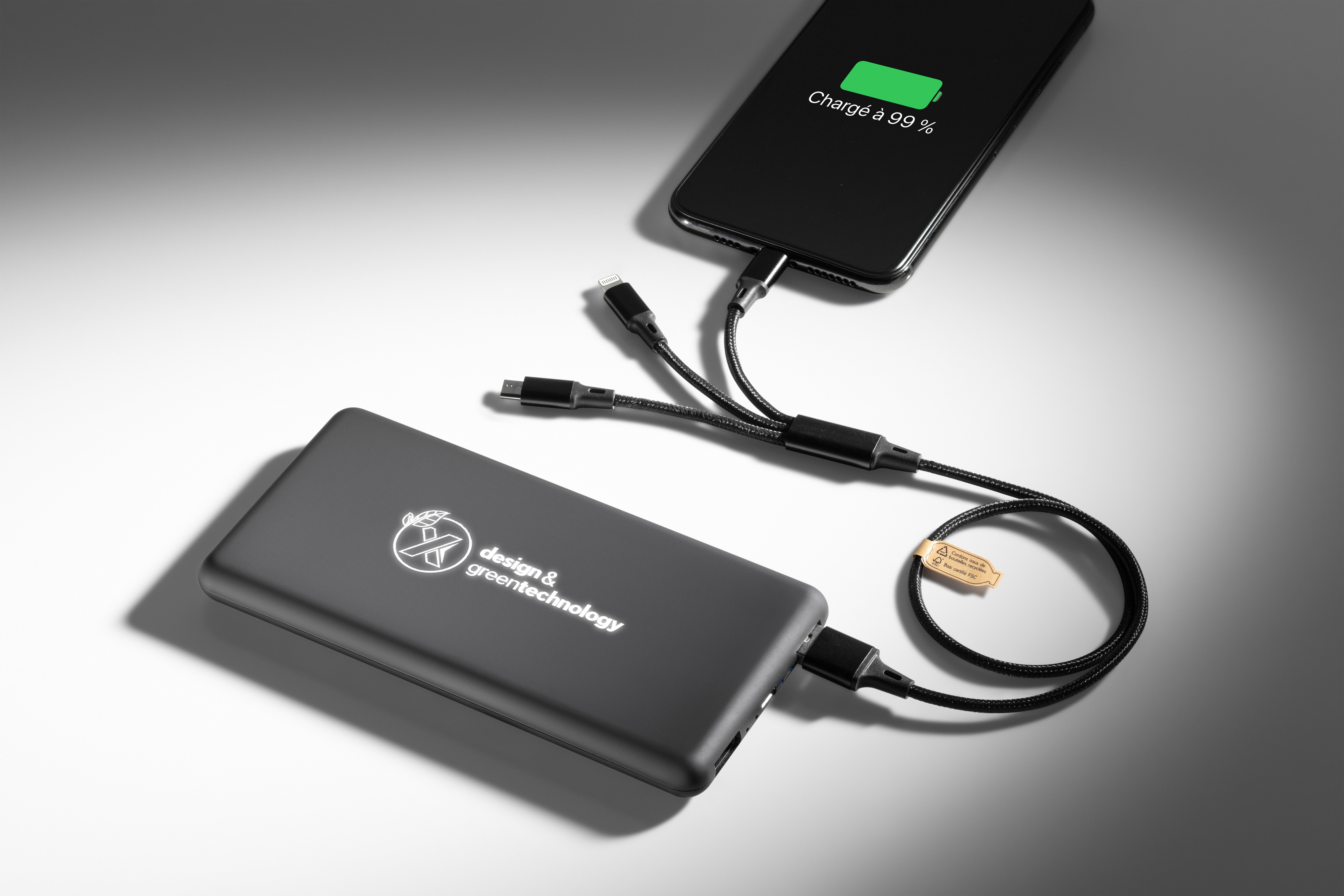 SCX Innovative Design™ ECO Solar Power Bank 8000 mAh 1