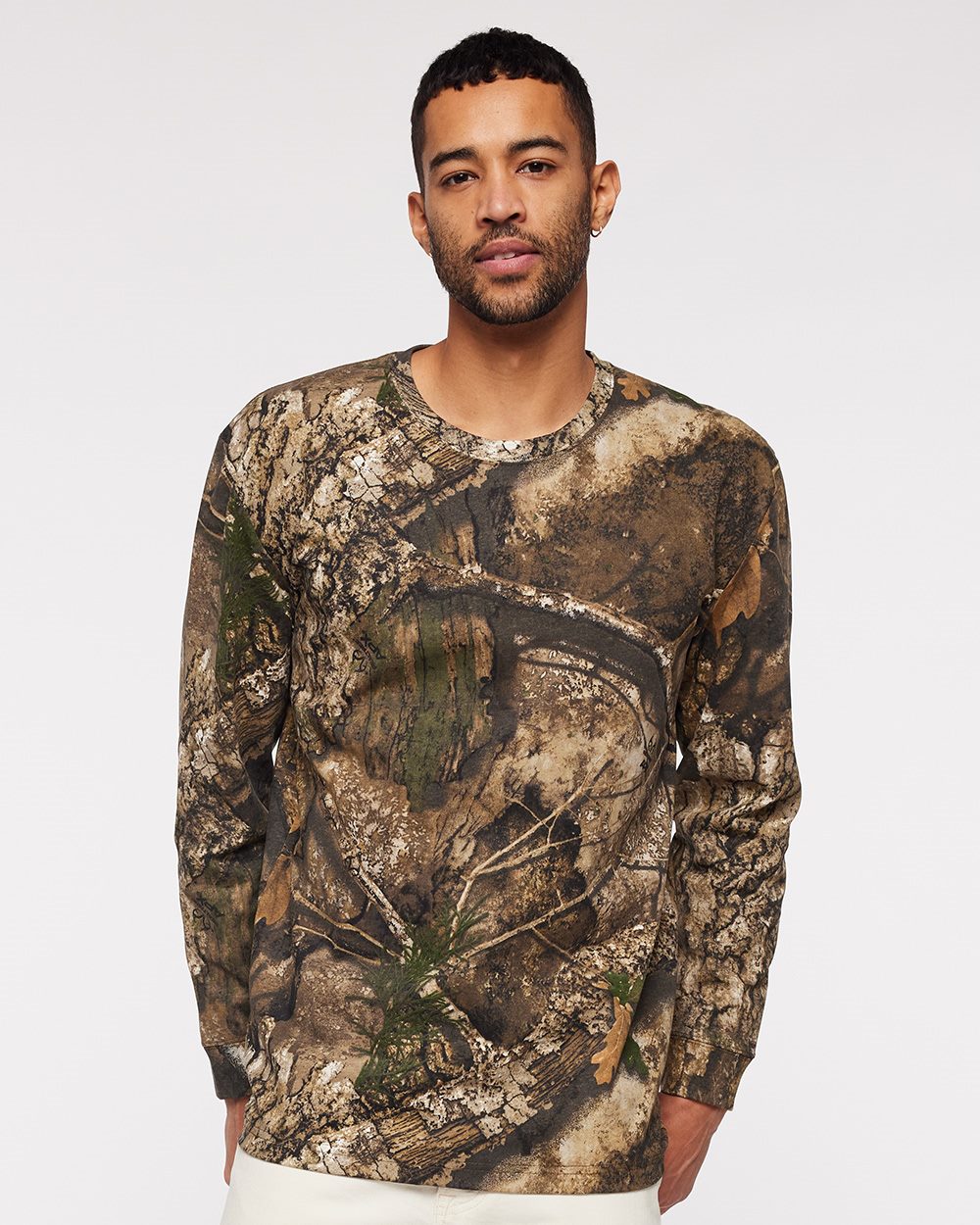 Men's Realtree® Camo Long Sleeve T-Shirt - 3981 1