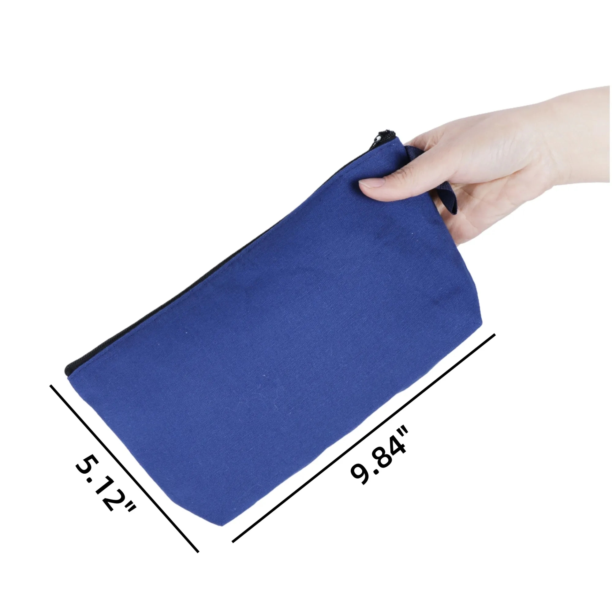 Durable Eco Canvas Pencil Pouch Pen Bags 4