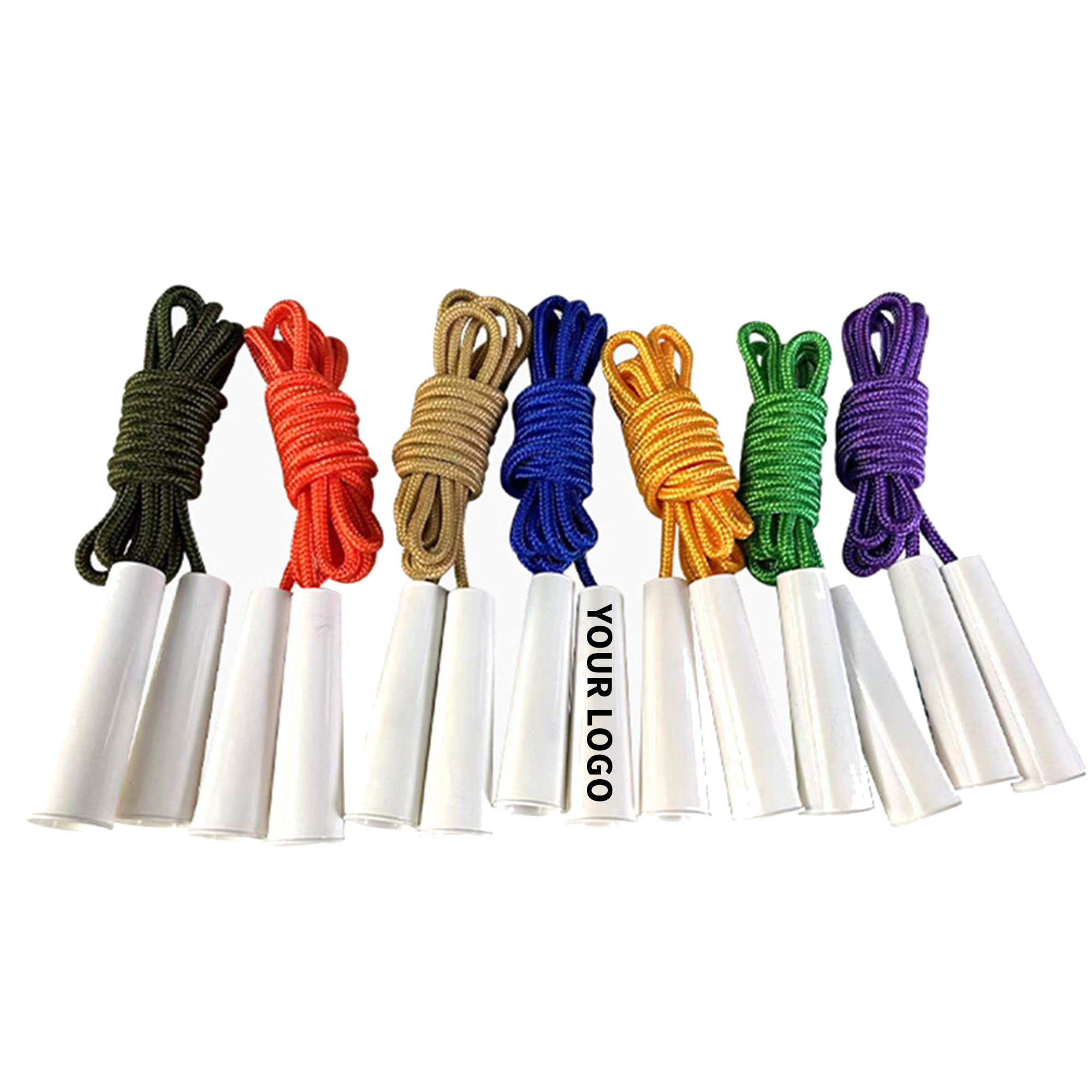 Adjustable Nylon Jump Rope 83" Length With Comfort Handle 2