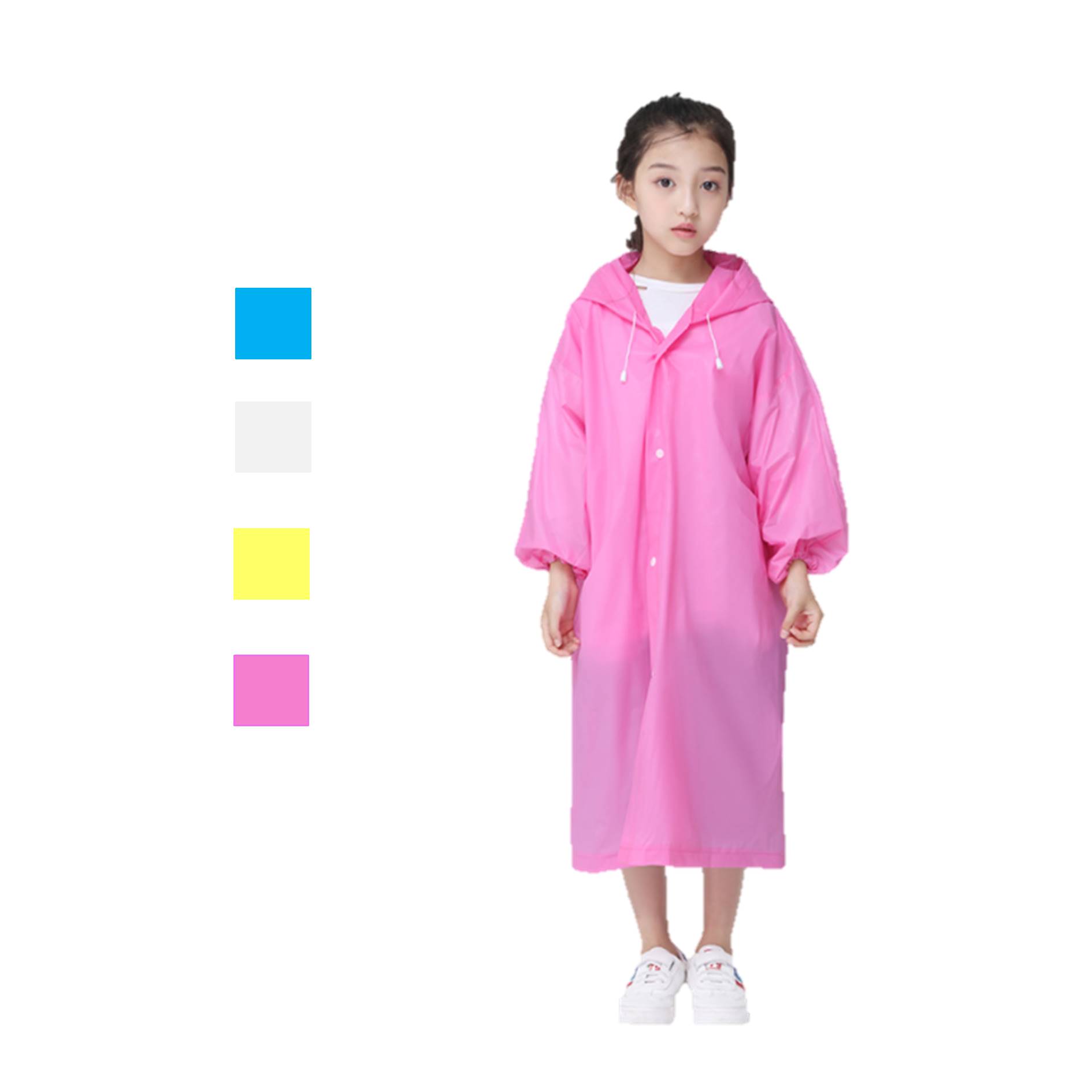 EVA Rain Poncho Raincoat For Kids 5