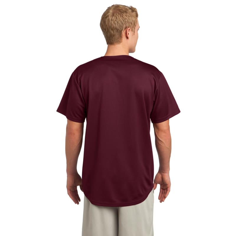 Sport-Tek PosiCharge Tough Mesh Full-Button Jersey. 12