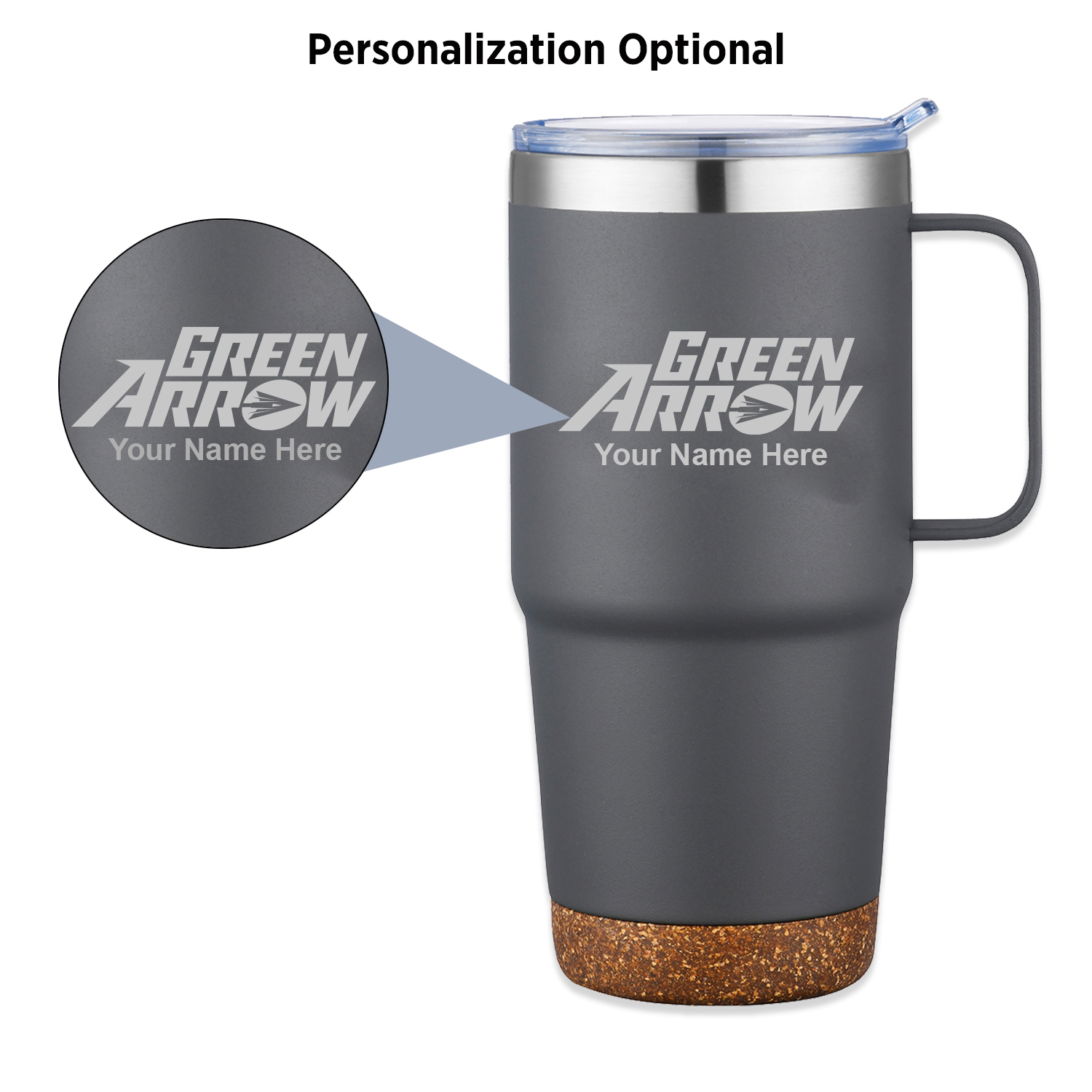 CorkLuxe 24oz Cork Bottom Travel Mug 3