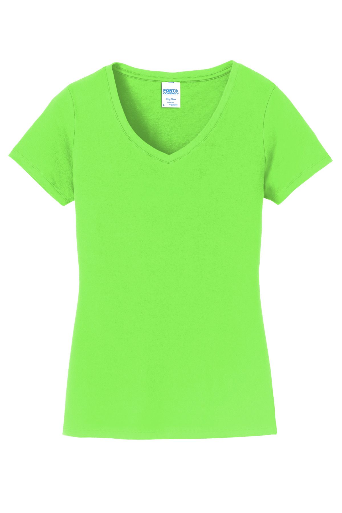 Port & Co Women's Fan Favorite V-Neck Tee. LPC450V 72