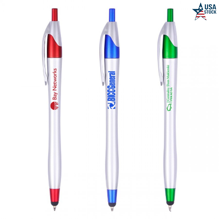 Retractable ballpoint pen with stylus 1