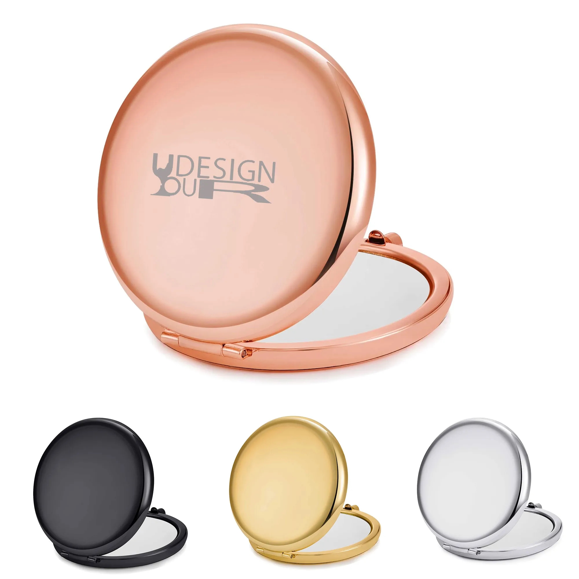 1X/2X Magnifying Portable Travel Makeup Mirror