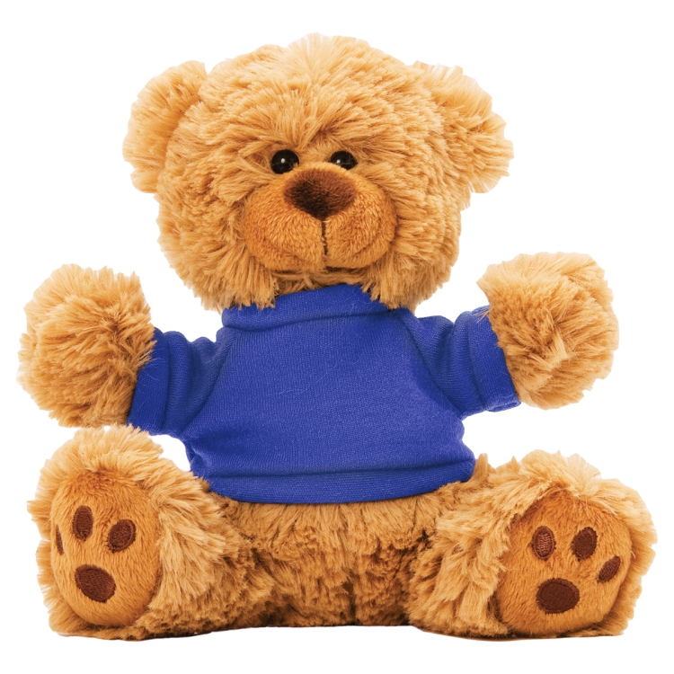 Ted T. Bear" 6" Plush Teddy Bear With Choice of T-Shirt Color 21