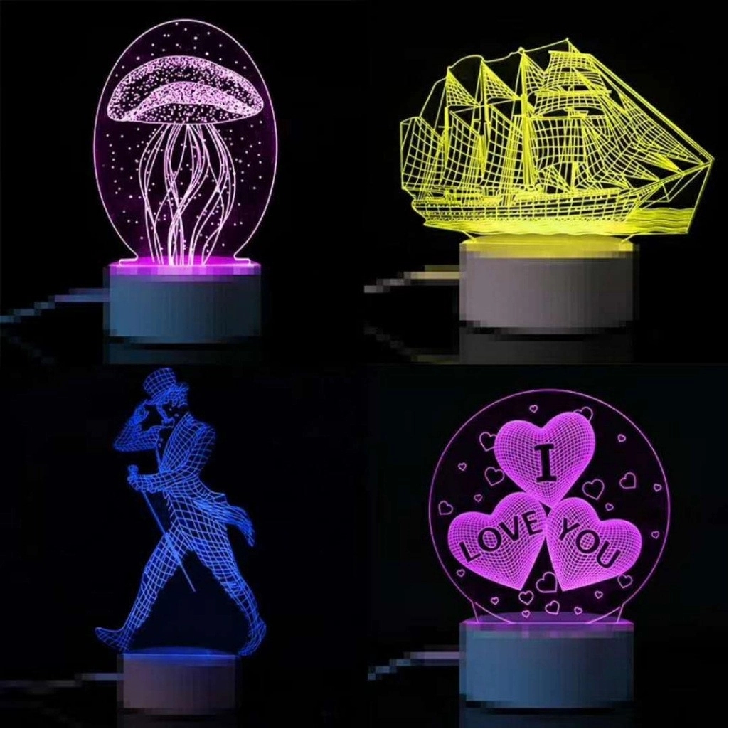 Customize Multi Color LED Night Light 6