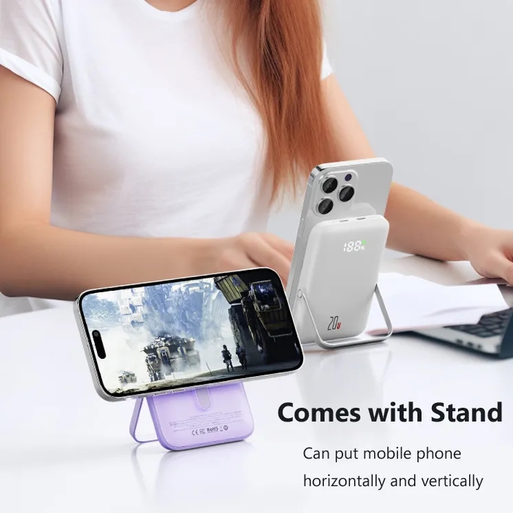 15W Magnetic Wireless Charging PD 20W Power Bank 6