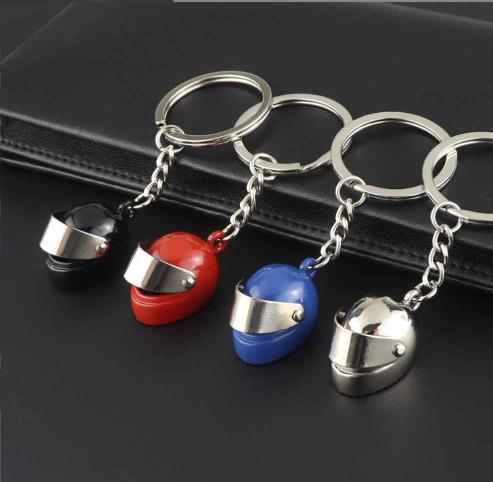 Motorcycle Helmet Keychain 2