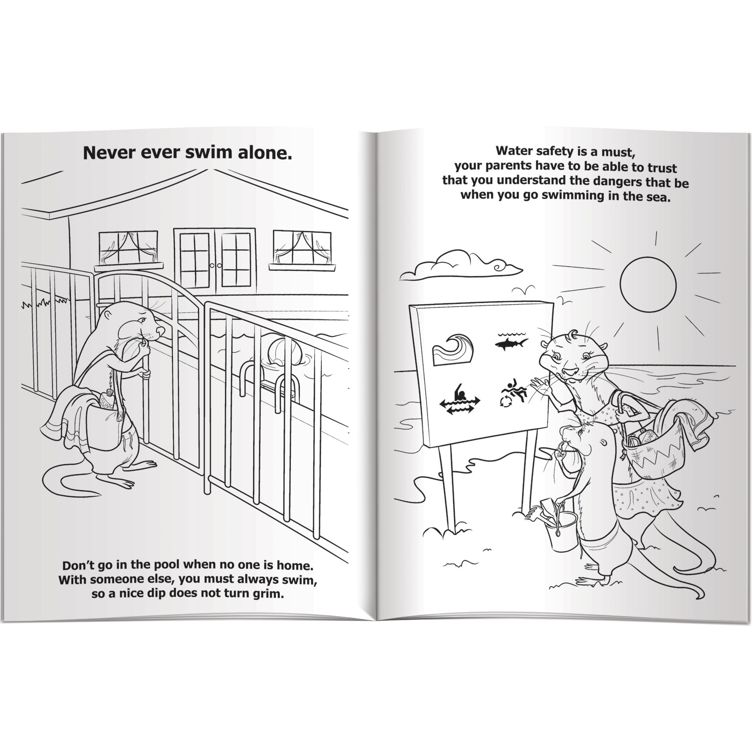 Coloring Book - Swimming & Water Safety 5