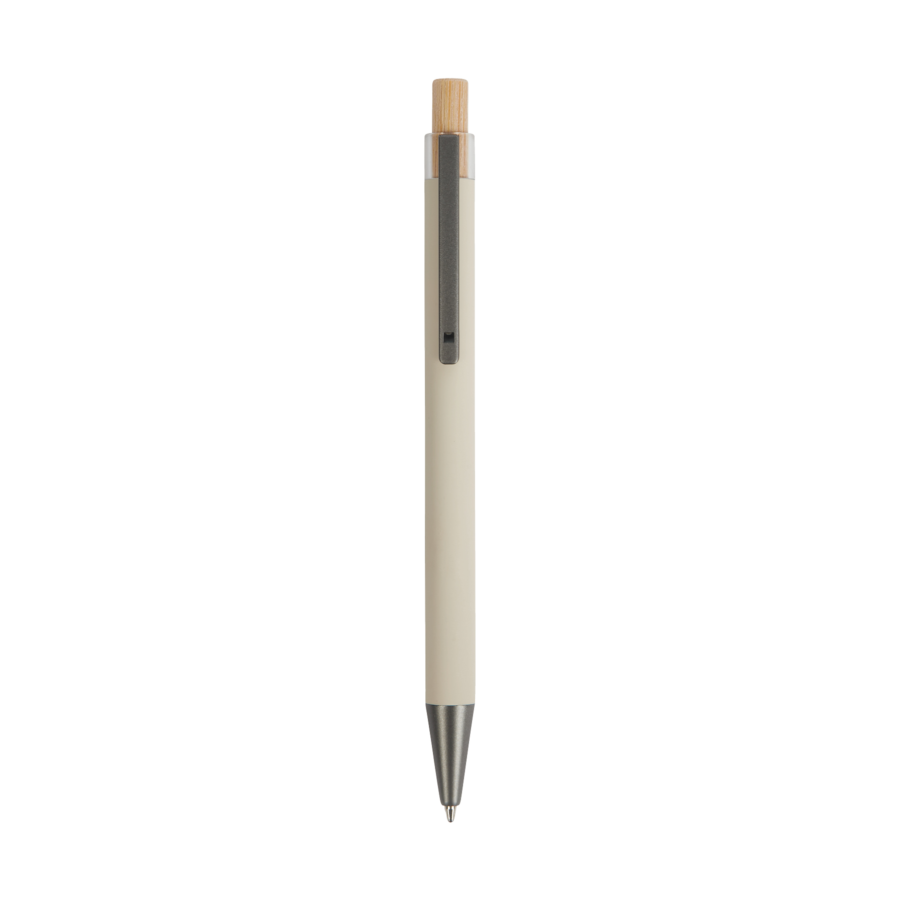 Arundi Recycled Aluminum Pen With Bamboo Plunger 9