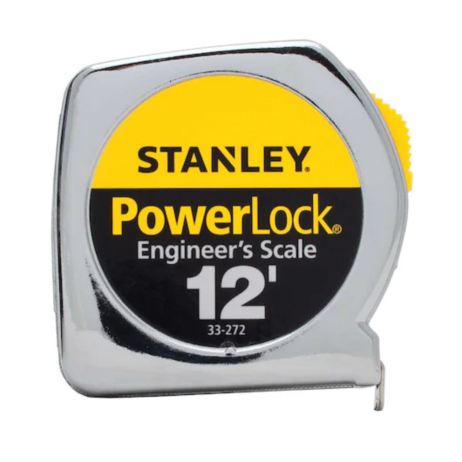 12 ft. Stanley Tools® PowerLock® Engineer's Scale Tape Measure 3