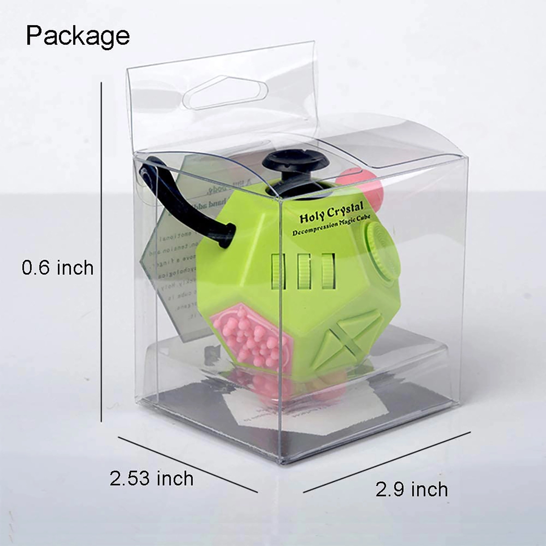 Fidget Dodecagon 12 Side Cube Relieves Stress Anxiety 25