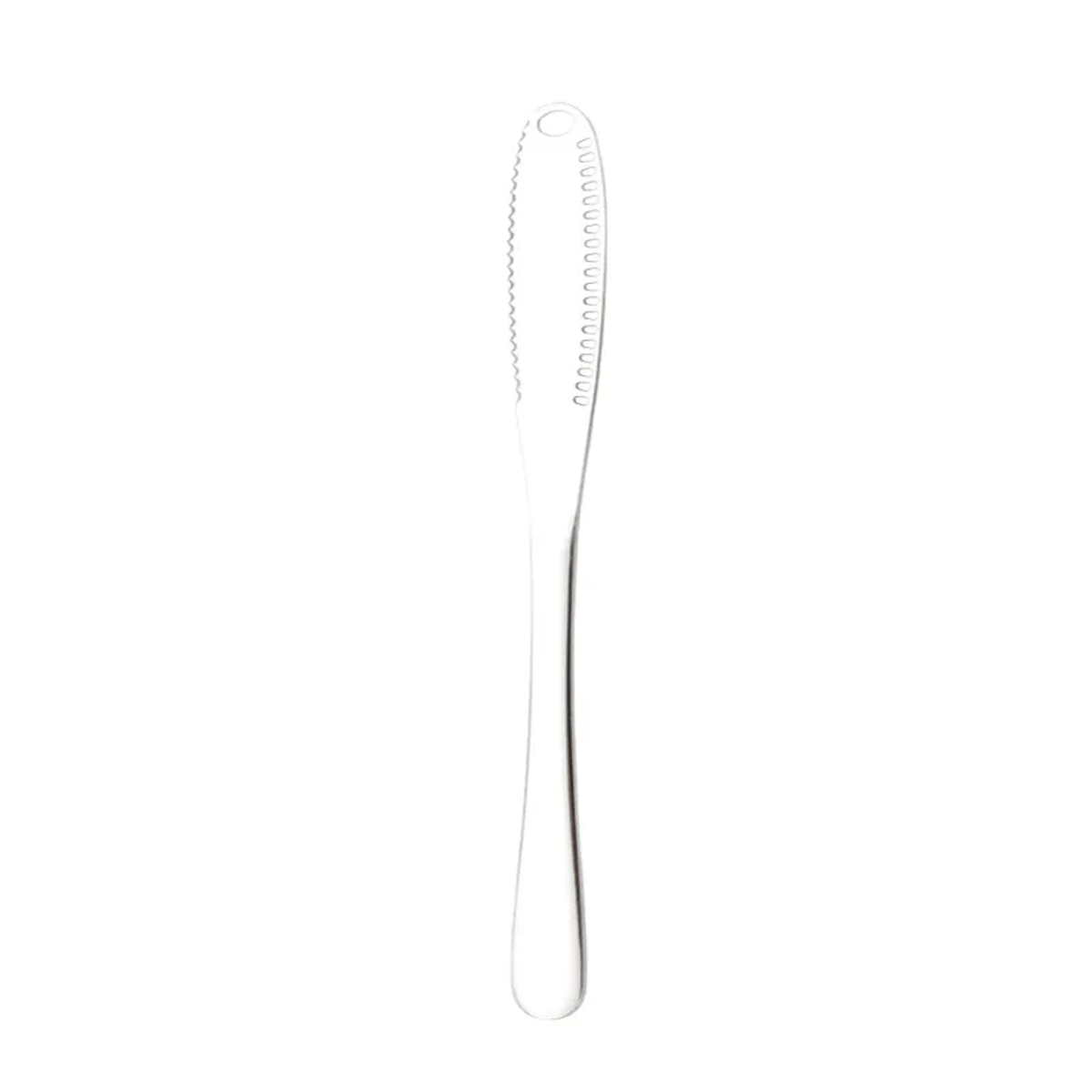 Stainless Steel Butter Knife with Serrated Edge 6
