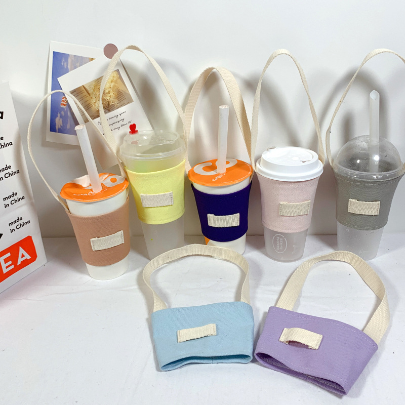 Canvas Beverage Sleeve, custom koozie with logo imprint 6