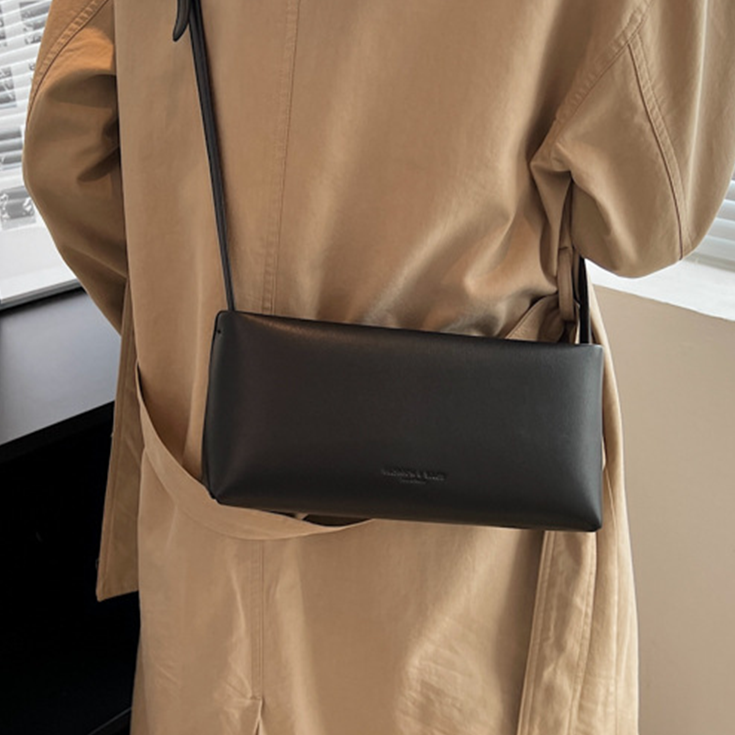 PU Leather Vintage Crossbody Tote Bag 4
