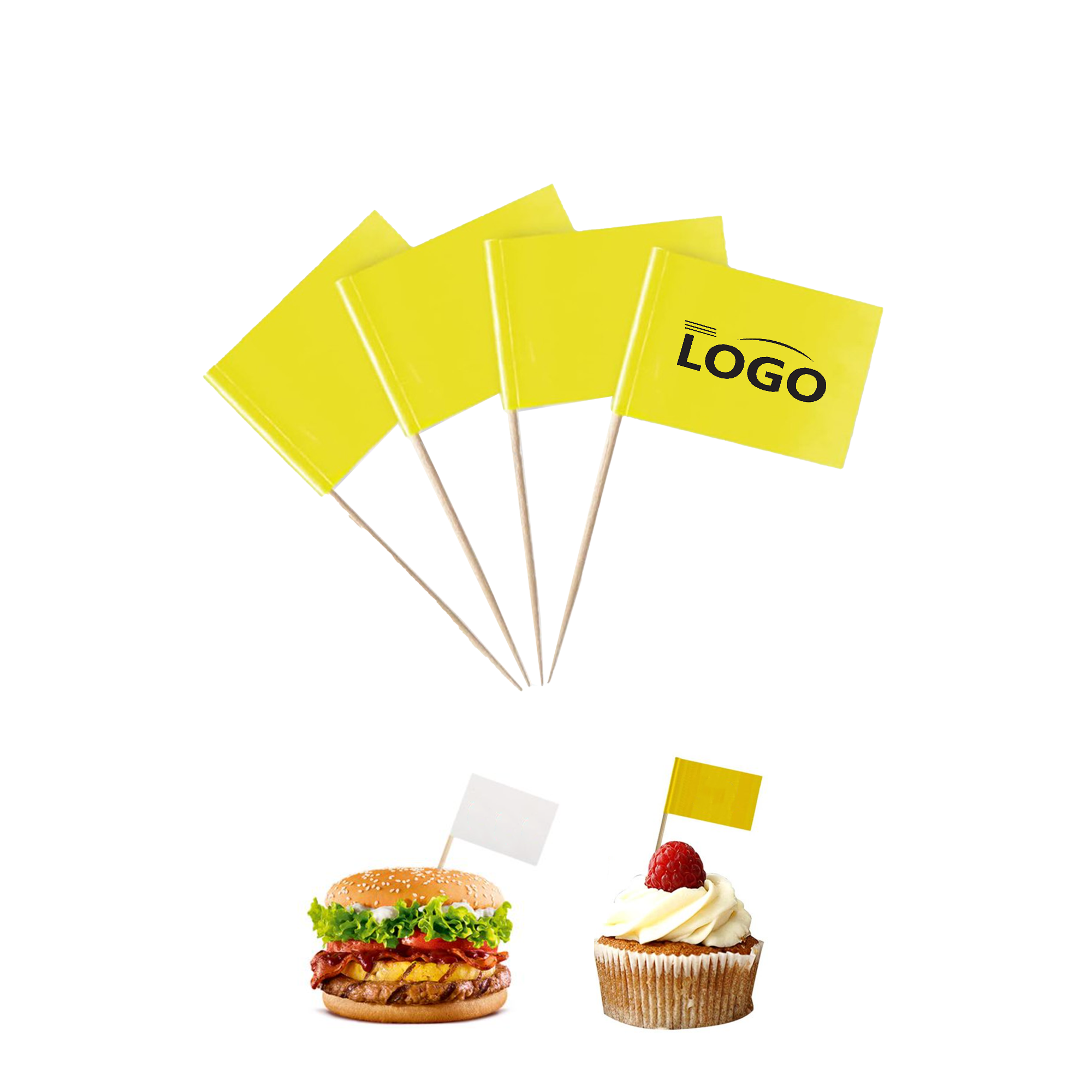 Eco-Friendly Food Decorative Flags 2