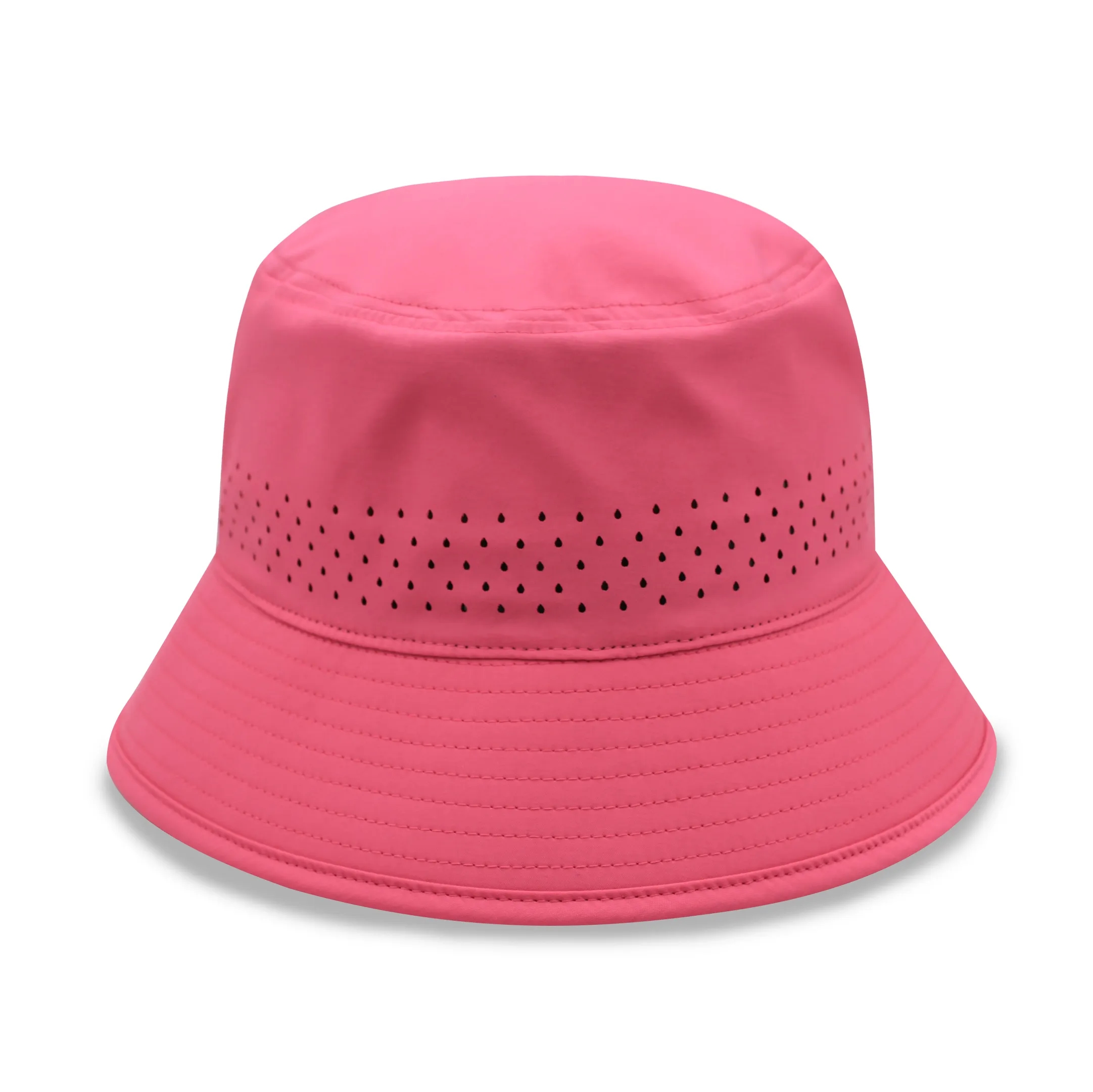 Performance Bucket Hat w/Laser Cut Mesh