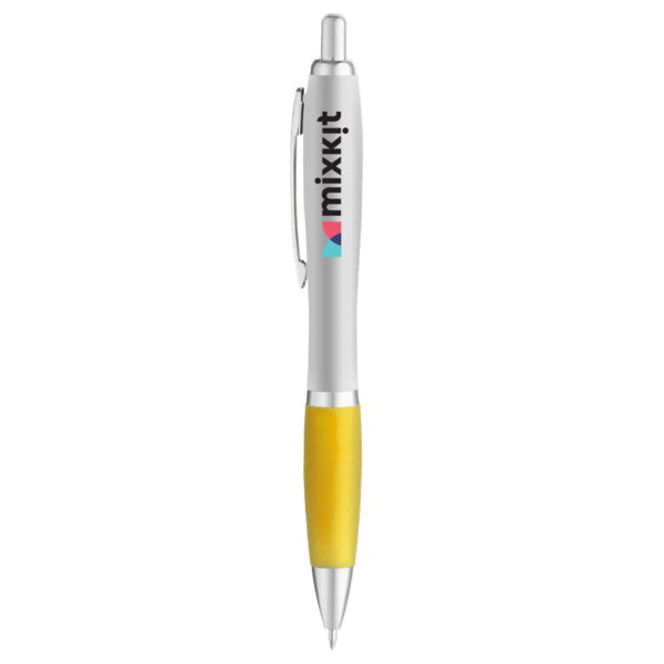 Curvaceous Matte Silver Ballpoint 17