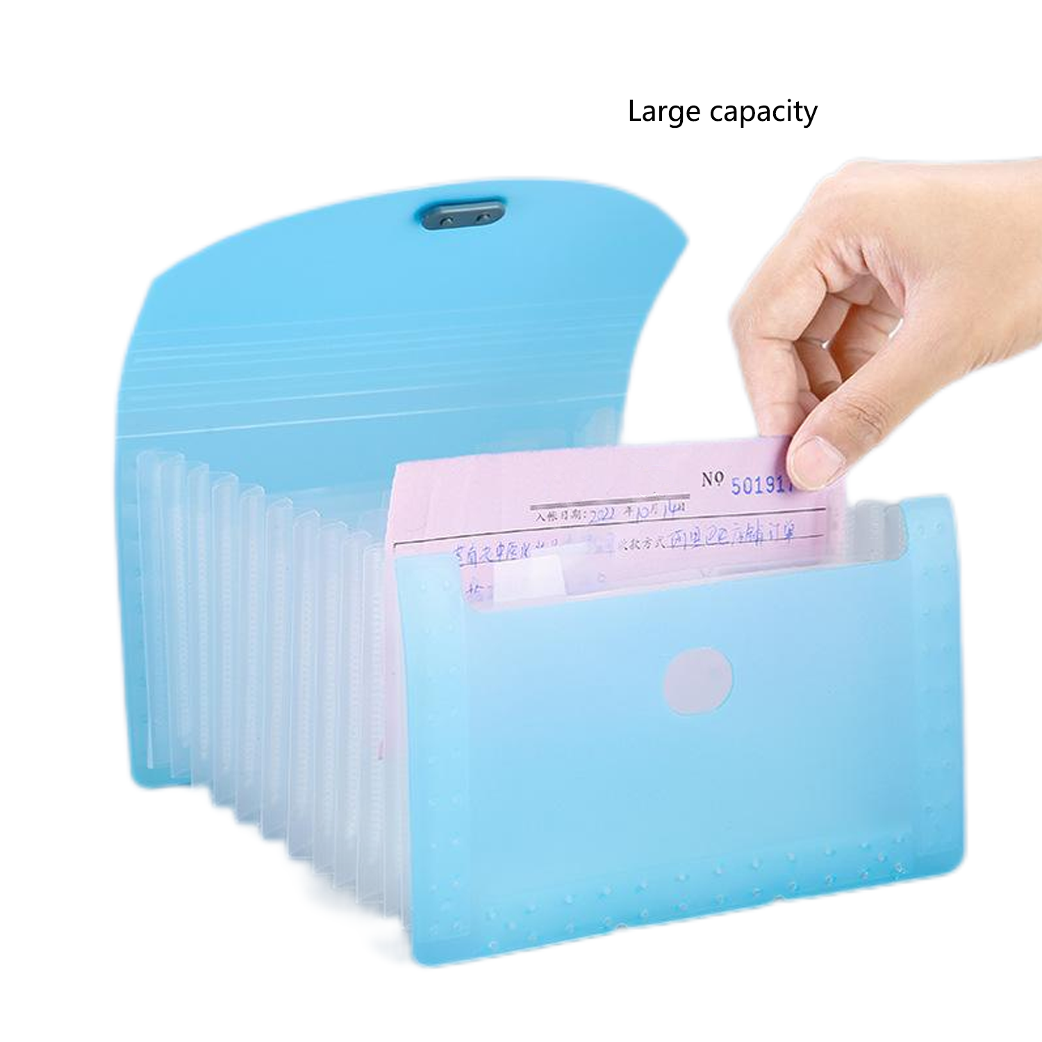 Candy Color 13-Grid A6 File Folder Mini Accordion Purse 27