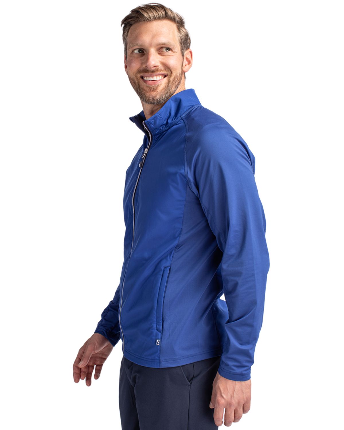 Cutter & Buck Adapt Recycled Soft Knit Stretch Mens Hybrid Full Zip Jacket 88