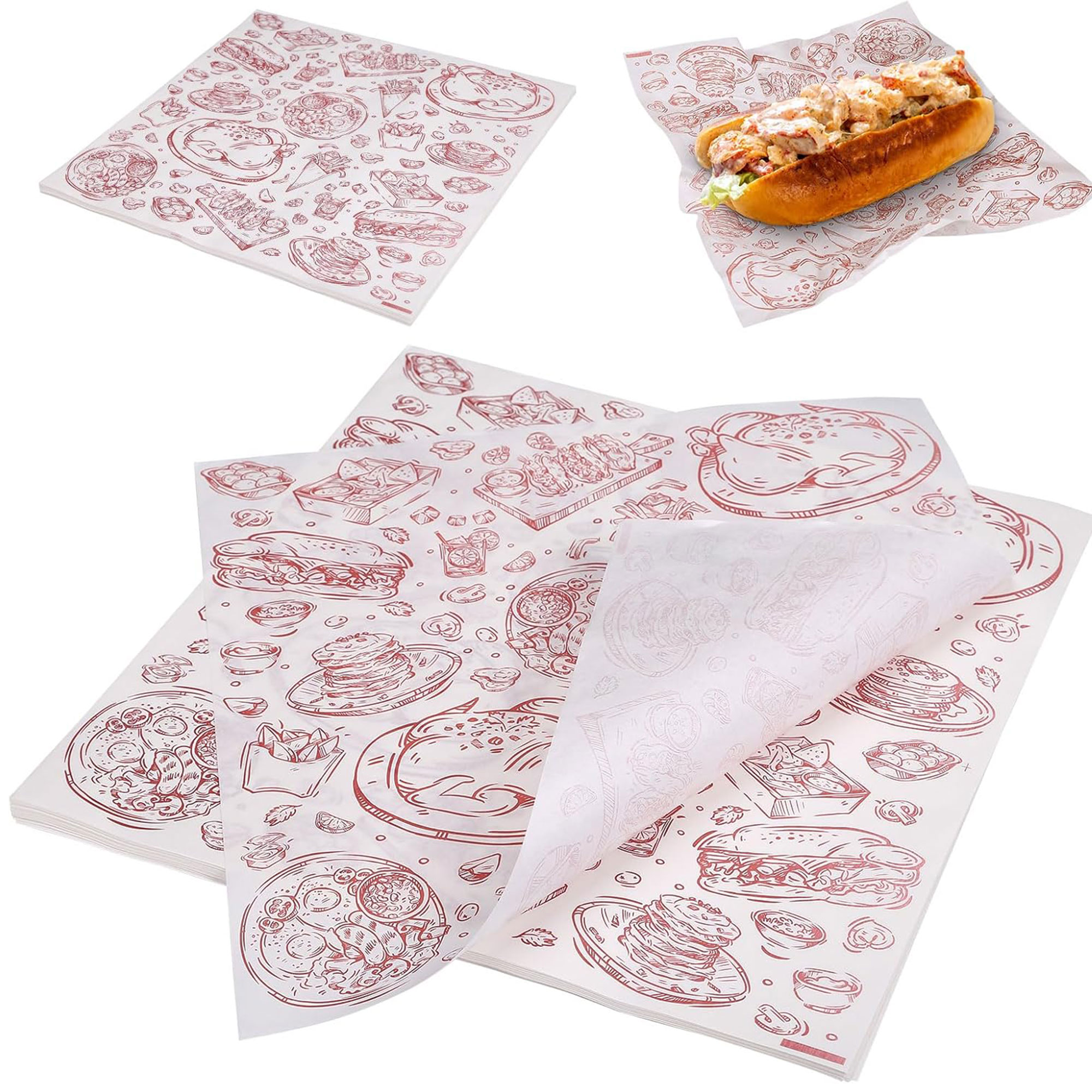 12 x 12 Inch Deli Wax Paper 3