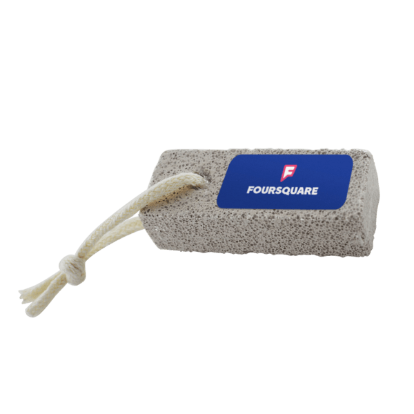 3" x 1" Ceramic Pumice Stone with Cotton Cord 3